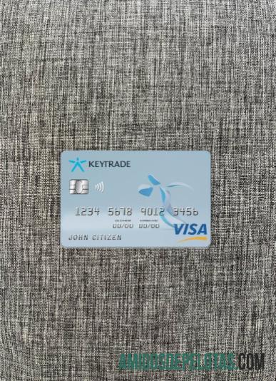 Bélgica Keytrade Bank Visa Card Photolook Front baixar para verificação